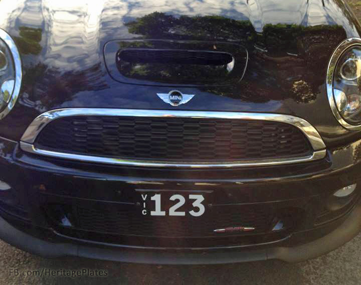 Vic Number Plate 123