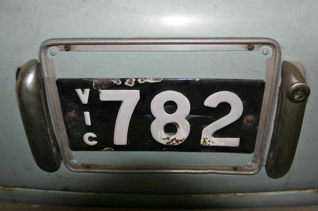 Vic 782 heritage plates